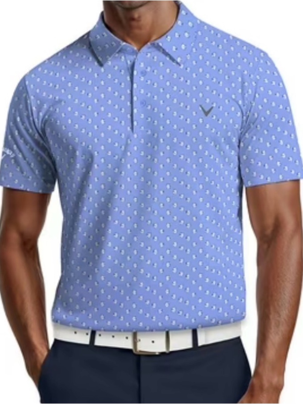 Callaway Mens Performance Polo Golf Shirt with Margaritas size Large